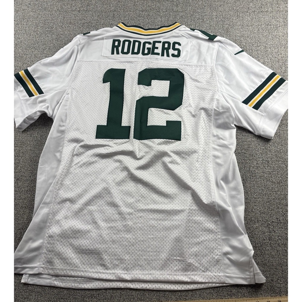Nike Aaron Rodgers #12 Green Bay Packers NFL On Field Jersey Mens Size 52 XL